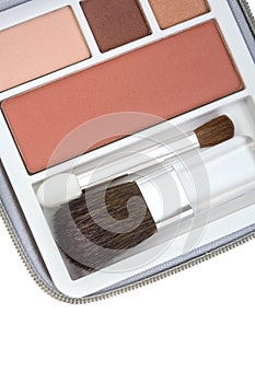 Blush and eyeshadow palette