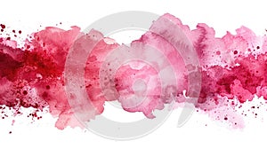 Blushing Watercolor Bloom: A Delicate Pink Stain of Creativity - This title evokes the softness and beauty of the pink