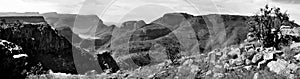 Blyde River Canyon, in monochrome