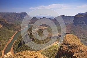 Blyde River Canyon and the Three Rondavels in South Africa