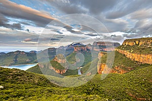 Blyde river canyon Three rondavels view