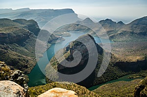 Blyde river canyon viewpoint; Mpumalanga near Graskop. South Africa