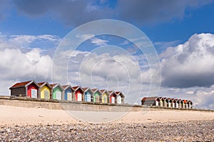Blyth beach huts