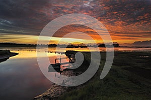 Blythburgh marshes suffolk photo