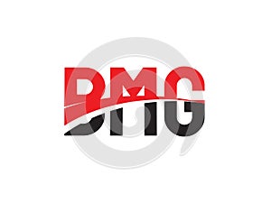 BMG Letter Initial Logo Design Vector Illustration photo