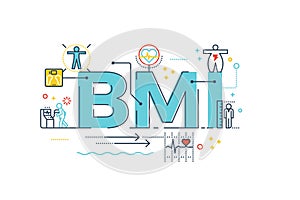 BMI : Body Mass Index word