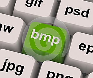 Bmp Key Shows Bitmap Format For Images photo