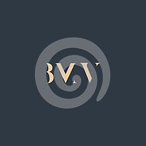 BMV abstract letter logo