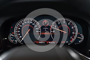 BMW 7 series speedometer