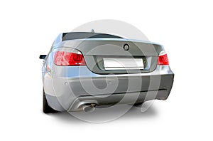 BMW 5 car back view