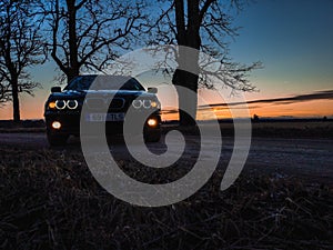 Bmw e39 and sunset 2
