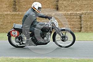 BMW Kompressor Type 255 vintage racing motorbike