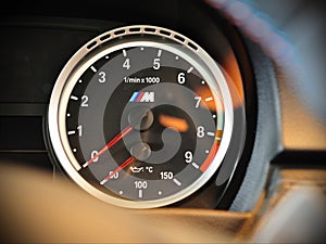BMW M3 coupe tachometer