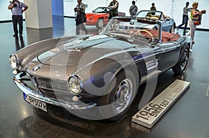 BMW 507 Roadster year 1956 presented in BMW Museum, Munich, Germany