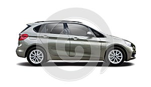 BMW series 2 tourer isolated