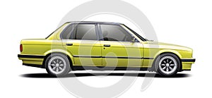 BMW Series 3 side view