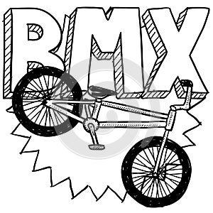 BMX bike sketch