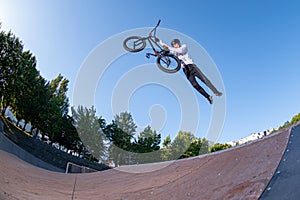 BMX Bike Stunt