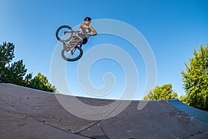 BMX Bike Stunt