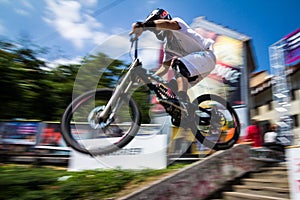 BMX Biker Jumping