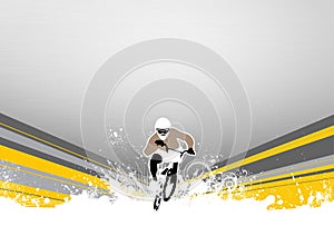 BMX cyclist photo