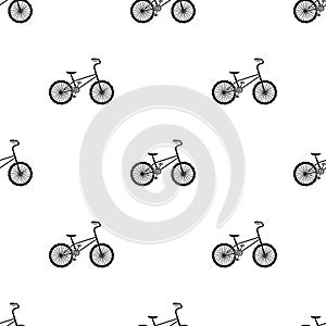 BMX Cyclist Bicyclist Athletes Sportsman. Bike for jumps and athletes.Different Bicycle single icon in black style