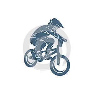 BMX design vector illustration, Creative BMX logo design concept template, symbols icons