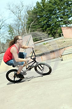 BMX Rider Having Fun