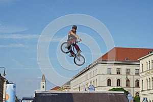 BMX stunt show at Streetlife Festival Munich