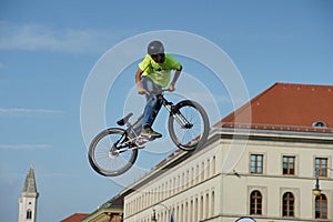 BMX stunt show at Streetlife Festival Munich