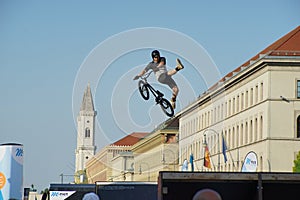 BMX stunt show at Streetlife Festival Munich