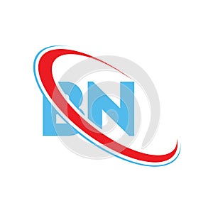 BN Letter Logo Design. BN Letter Logo Design. Initial letters BN logo icon.letters BN logo icon. Abstract letter BN B N minimal