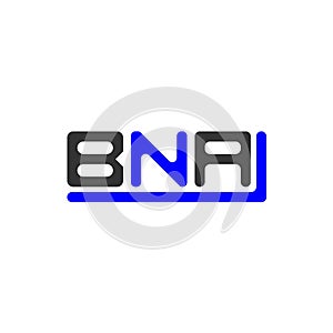 BNA letter logo creative design with vector graphic, BNA photo