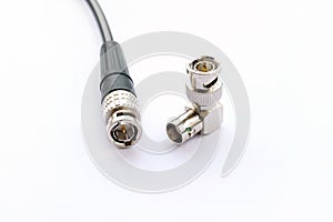 BNC connector jack with cable
