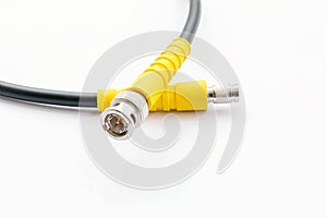 BNC connector jack with cable
