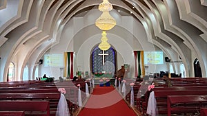 BNKP Church at Teluk Dalam, Nias Selatan, Indonesia