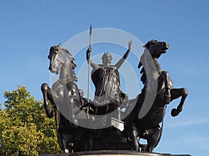 Boadicea statue in London