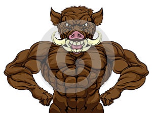 Boar Warthog Mascot