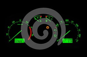 Board of car with coefficients