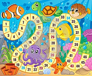 Board game image with underwater theme 1