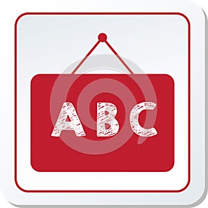ABC letters on a white background. Vector illustration. Eps 10.