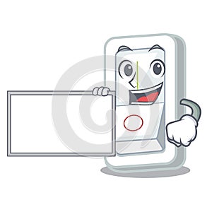 With board light switch in the cartoon shape
