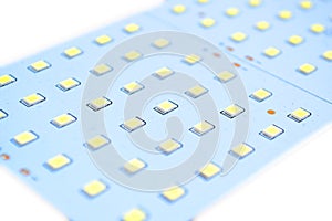 SMD led electronic board.