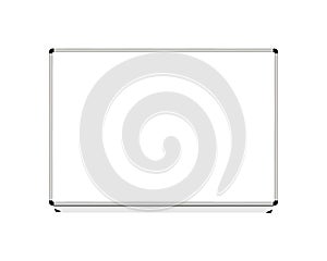 Board for teaching, for writing with a marker. Blank  illustration