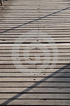 Board walk shadows