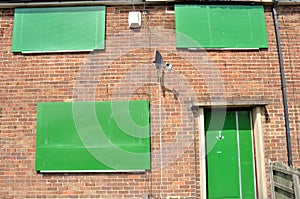 Boarded Up Council House