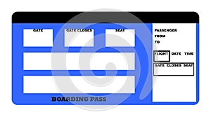 Boarding pass