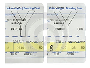 Boarding pass