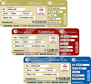 Boarding Pass Set