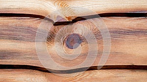 Boards with a clear texture and swirls closeup. Wood texture_